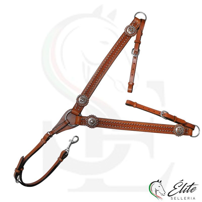 PETTORALE TRIPLE S CUOIO AMER.