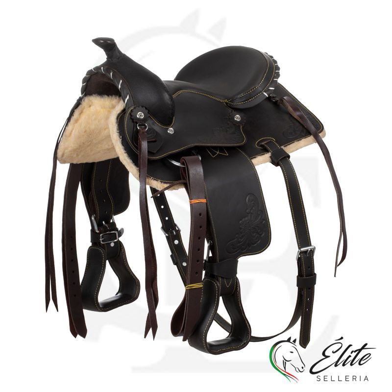 Sella da pony modello Silver Wire