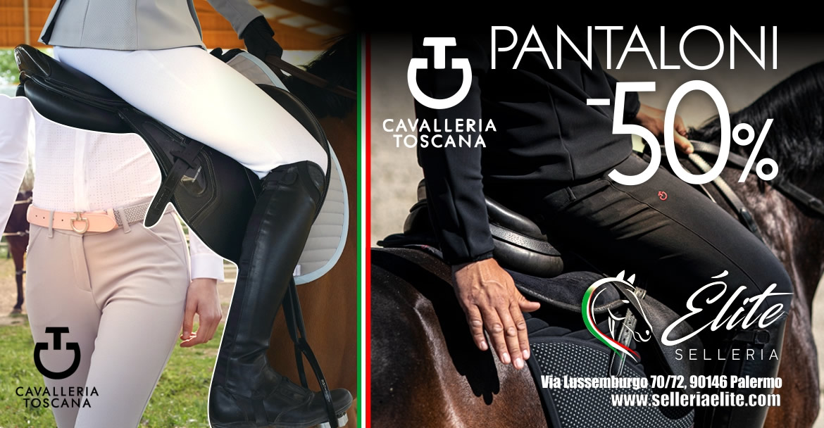 Visualizza la promozione Pantaloni Cavalleria Toscana -50%