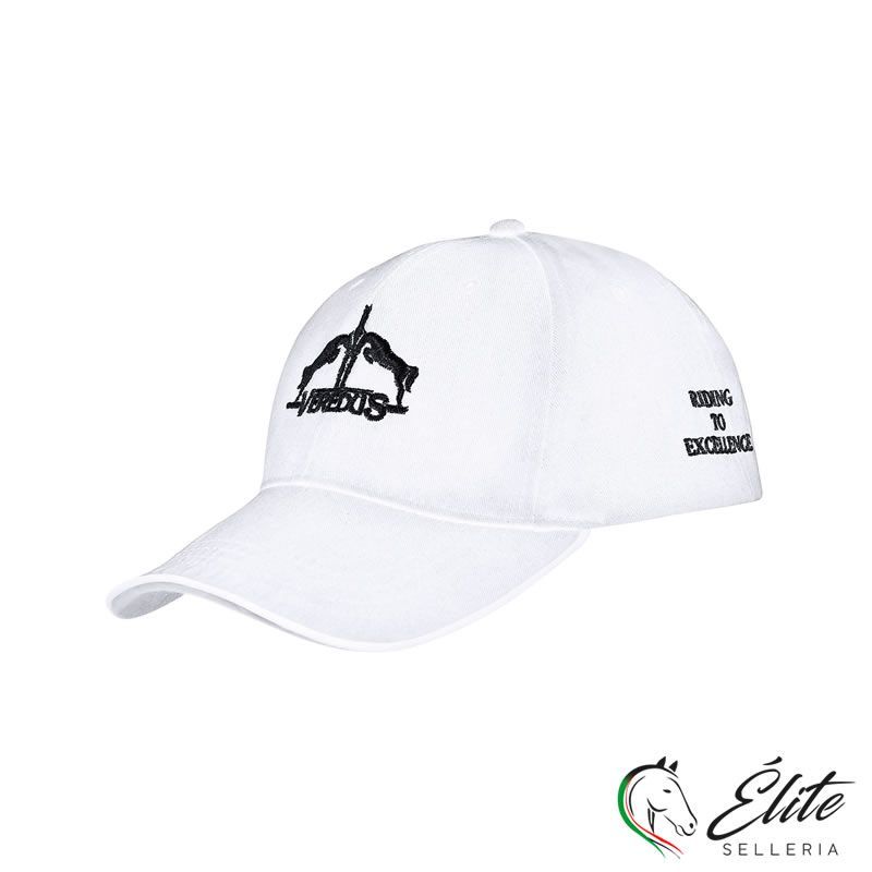CAPPELLINO VEREDUS BIANCO LOGO NERO