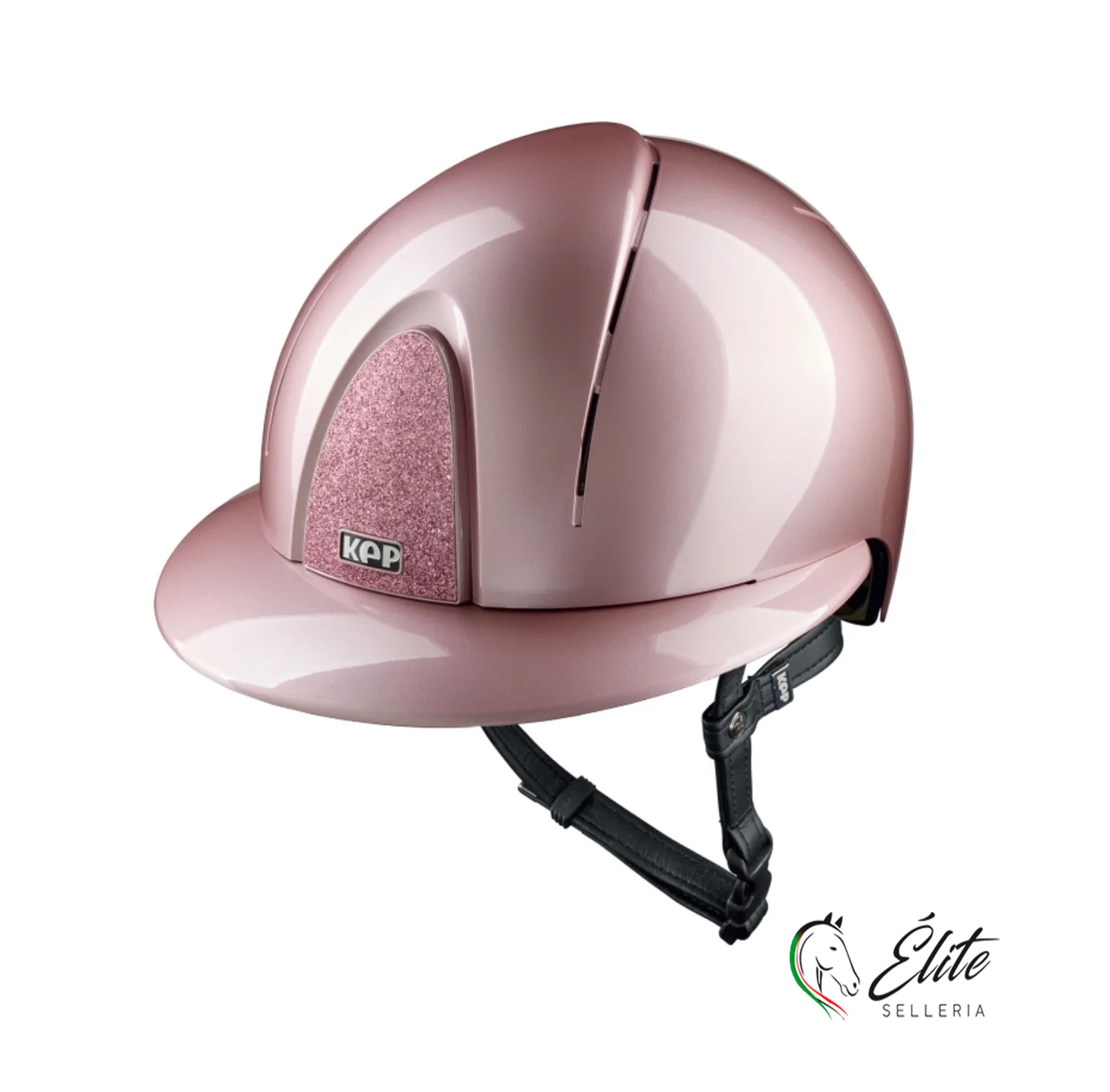 KEP ITALIA Cap Smart Nova Metal Polish Rosa Con Visiera Polo Inserto Star E Cinturino Nero