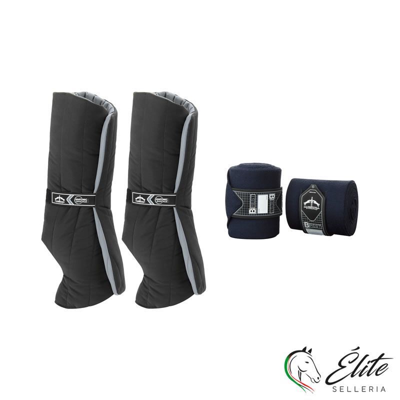 KIT B REST PIU' ANATOMIC BANDAGE PAD BLACK/BLUE
