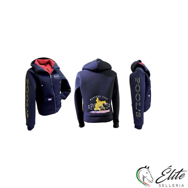 Vendita online FELPA TERMICA BLU NAVY MODELLO "KENTUCKY" - Selleria Élite del cavallo - Palermo - Sicilia- Italia