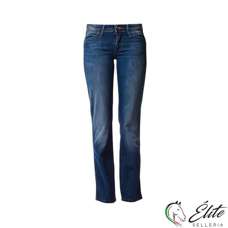 Vendita online JEANS DONNA WRANGLER MODELLO STRAIGHT WASH - Selleria Élite del cavallo - Palermo - Sicilia- Italia