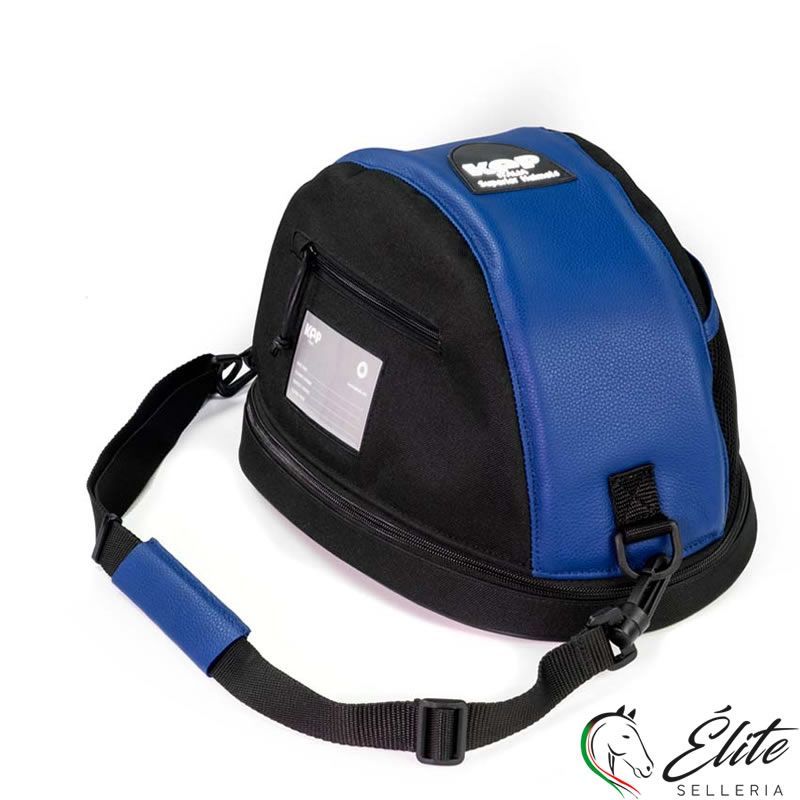 SACCA PORTA KEP CON PARTICOLARI IN PELLE BLU