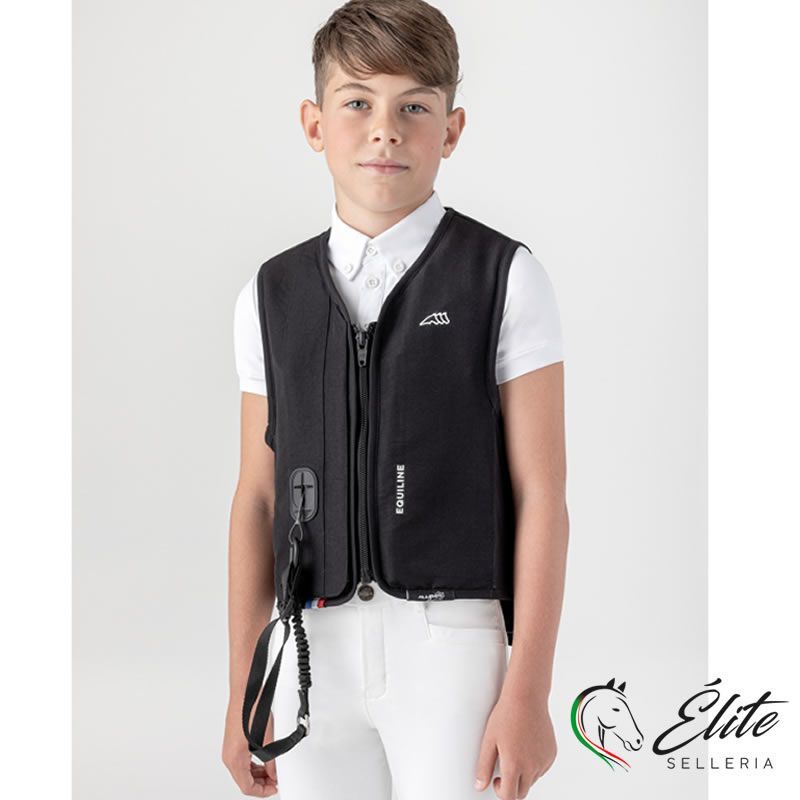 Vendita online KID – GILET AIRBAG JUNIOR UNISEX NERO - Selleria Élite del cavallo - Palermo - Sicilia- Italia