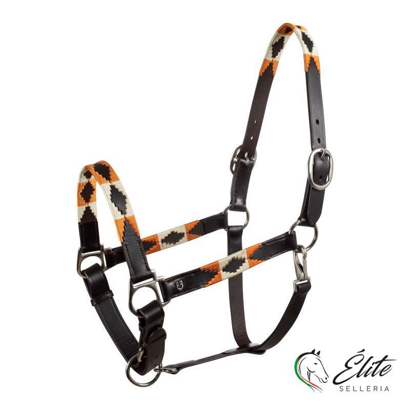 Vendita online CAVEZZA IN PELLE CON DECORAZIONI NAVAJO - Selleria Élite del cavallo - Palermo - Sicilia- Italia