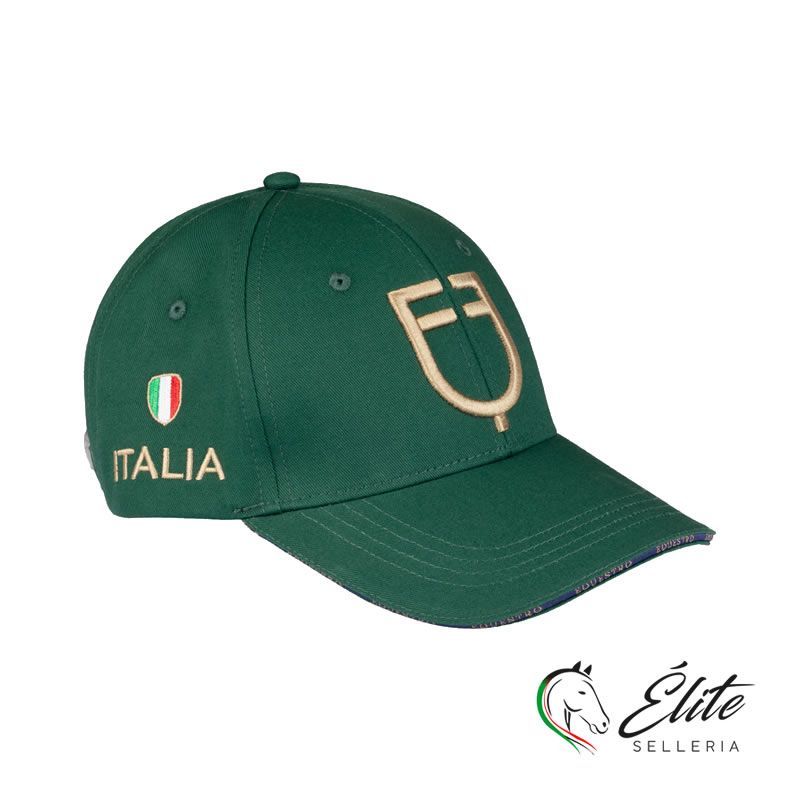 CAPPELLO EQUESTRO VERDE ITALIA