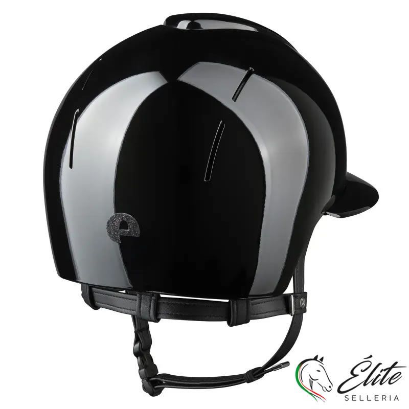 CASCO EQUITAZIONE SMART NOVA / POLISH NERO / VISIERA POLO / STAR NERO LARGE, selleria online Élite del cavallo, Palermo