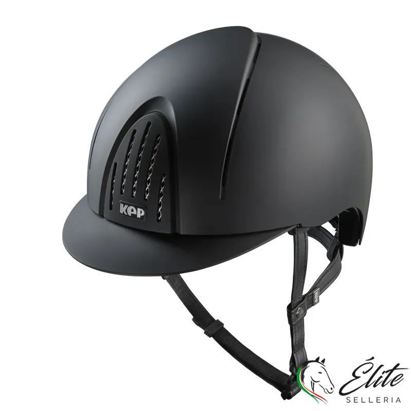 CASCO EQUITAZIONE SMART NOVA / TEXTILE NERO LARGE