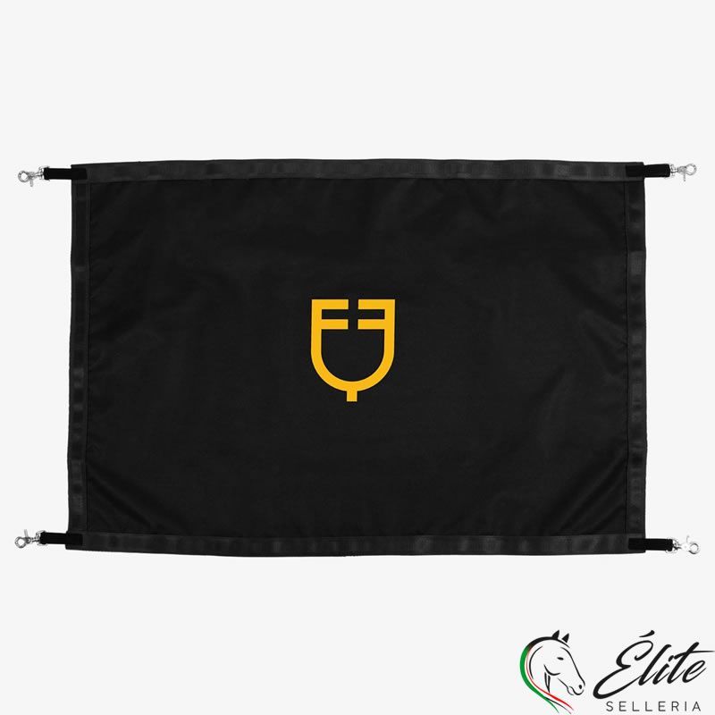 Vendita online CANCELLETTO DA BOX EQUESTRO CON LOGO IN SILICONE GIALLO/NERO - Selleria Élite del cavallo - Palermo - Sicilia- Italia