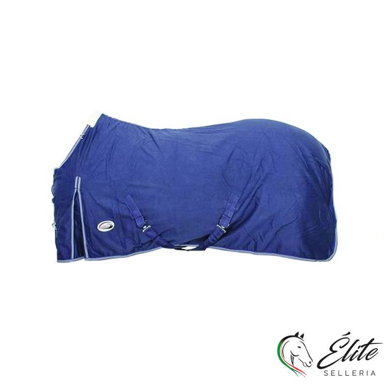 Vendita online COPERTA IN  TELA DI COTONE BLU MILITARE - Selleria Élite del cavallo - Palermo - Sicilia- Italia