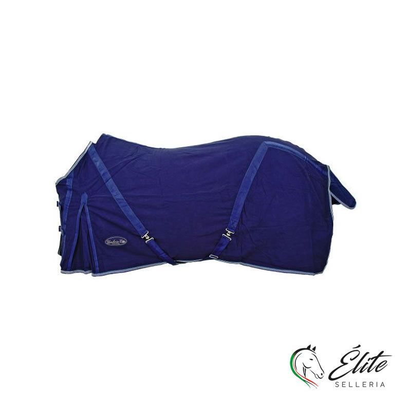 Vendita online COPERTA IN COTONE BLU NAVY - Selleria Élite del cavallo - Palermo - Sicilia- Italia