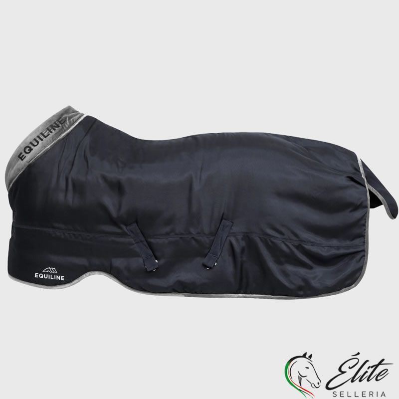 VELUT - COPERTA BLU DA BOX 200G CON COLLO IMBOTTITO NERO