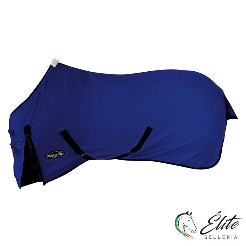 COPERTA IN COTONE BLU REALE