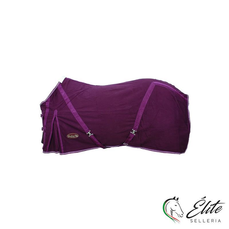 Vendita online COPERTA IN COTONE BORDEAUX - Selleria Élite del cavallo - Palermo - Sicilia- Italia