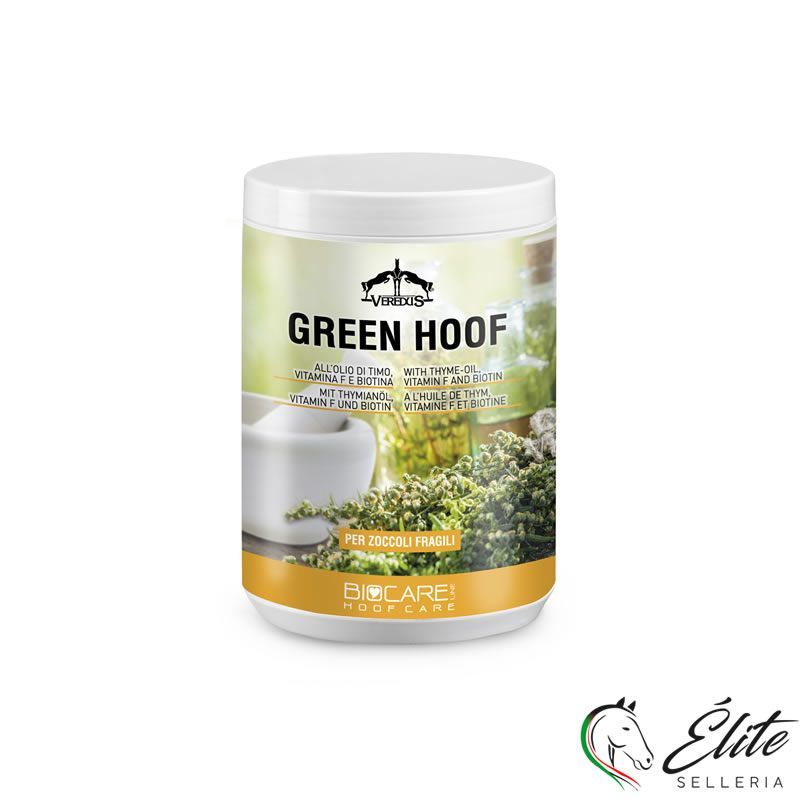 Vendita online GRASSO PER ZOCCOLI GREEN HOOF 1000 ML. - Selleria Élite del cavallo - Palermo - Sicilia- Italia