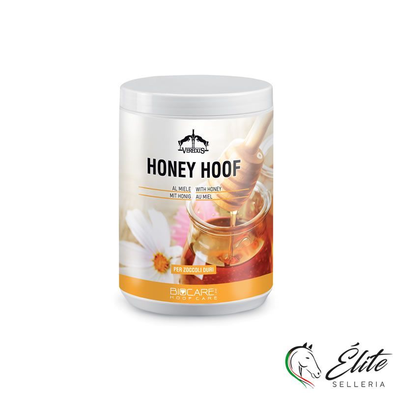 Vendita online GRASSO PER ZOCCOLI HONEY HOOF 1000 ML. - Selleria Élite del cavallo - Palermo - Sicilia- Italia