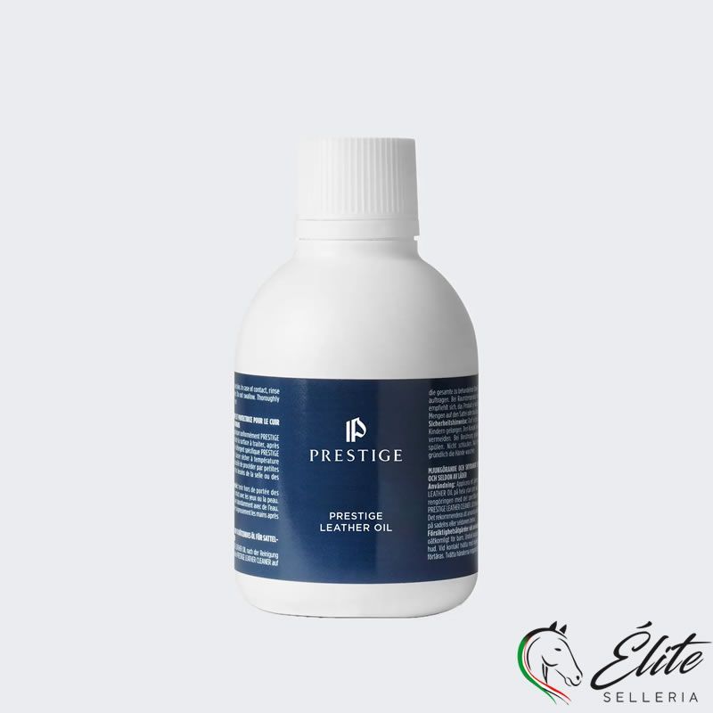 Vendita online OLIO PER CUOIO PRESTIGE 300 ML. - Selleria Élite del cavallo - Palermo - Sicilia- Italia