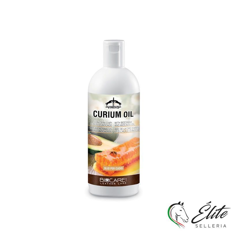 Vendita online CURIUM OLIO PER CUOIO 500 ML. - Selleria Élite del cavallo - Palermo - Sicilia- Italia