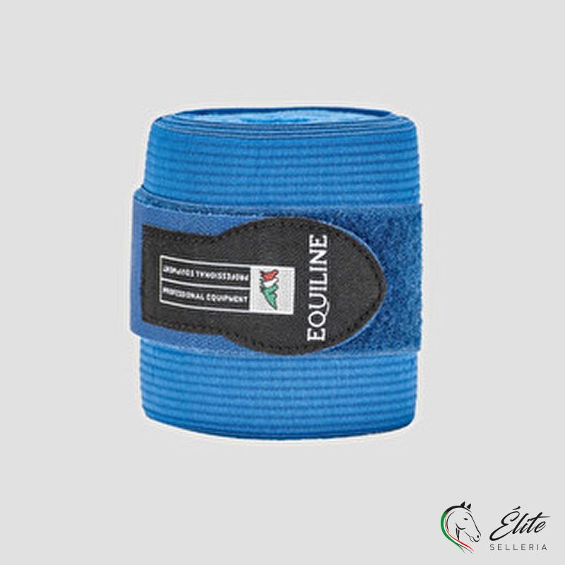 Monta inglese, Fasce e Sottofasce - vendita online Fasce Equiline Da Lavoro Blu Royal Set 2 Fasce - marca: Equiline - Selleria Élite del cavallo - Palermo - Sicilia- Italia