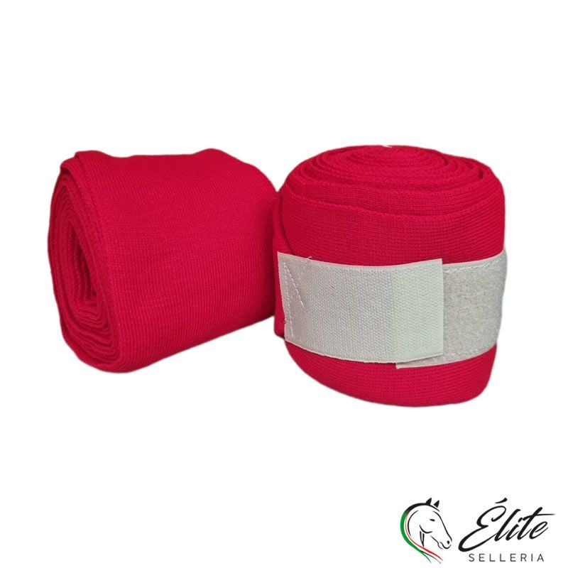 FASCE DA SCUDERIA IN COTONE 2 PZ ROSSE