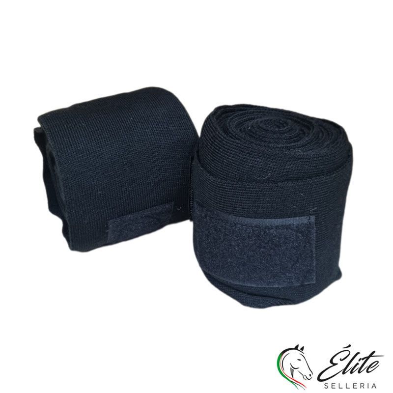 FASCE DA SCUDERIA IN COTONE 2 PZ NERE