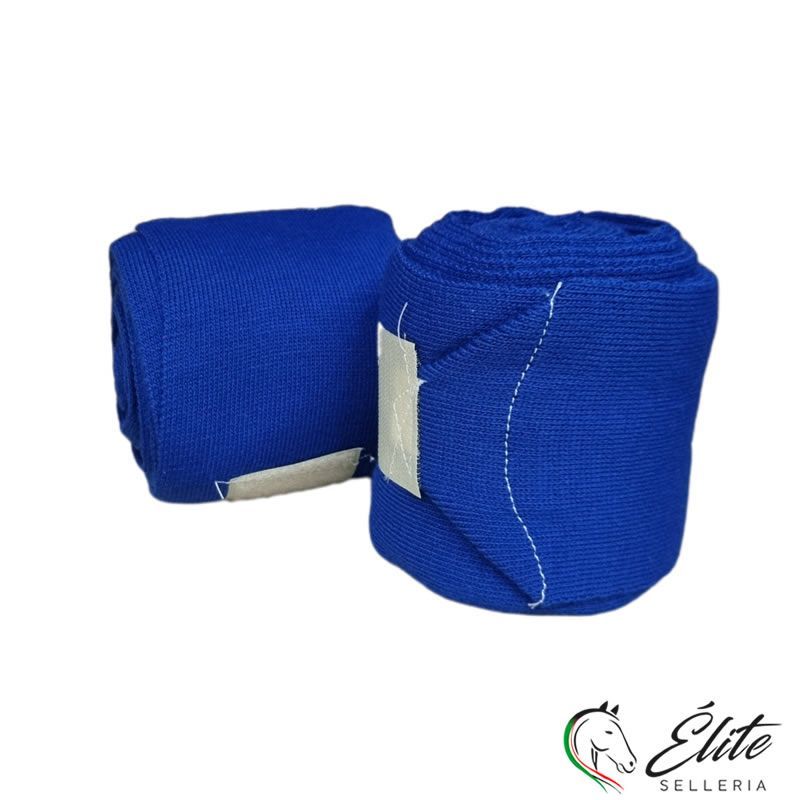 FASCE DA SCUDERIA IN COTONE 2 PZ BLU