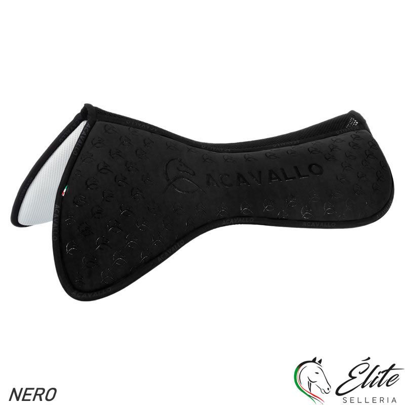 Vendita online COMPENSATORE ACAVALLO CLOSE CONTACT IN LYCRA E MEMORY FOAM CON FIBRA DI BAMBOO NERO - Selleria Élite del cavallo - Palermo - Sicilia- Italia