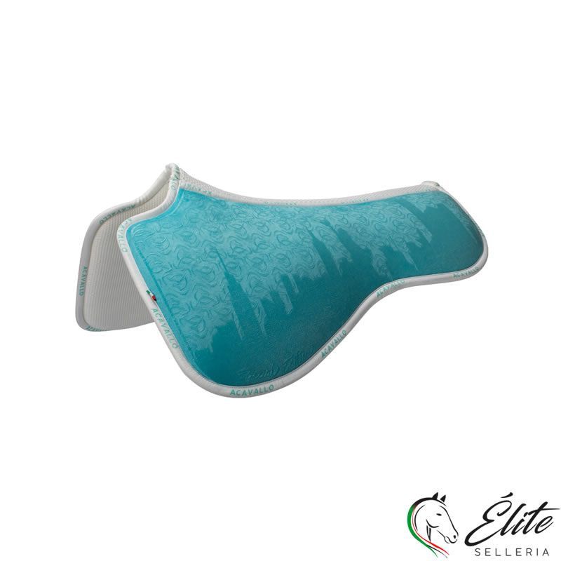 SPINE FREE LYCRA & MEMORY FOAM 1/2 PAD DRESSAGE W/SILICON GRIP & BAMBOO