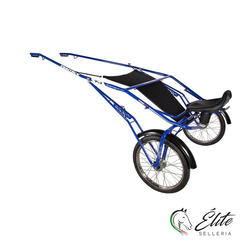 Vendita online GHIG DA ALLENAMENTO T4 QH BLU CON ASSI IN ACCIAIO SENZA RUOTE - Selleria Élite del cavallo - Palermo - Sicilia- Italia