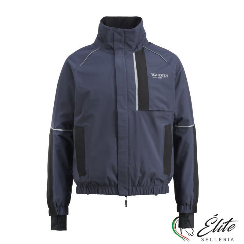 GIACCA DA ALLENAMENTO MEZZA STAGIONE WAHLSTEN BORAX BLU SCURO IMPERMEABILE