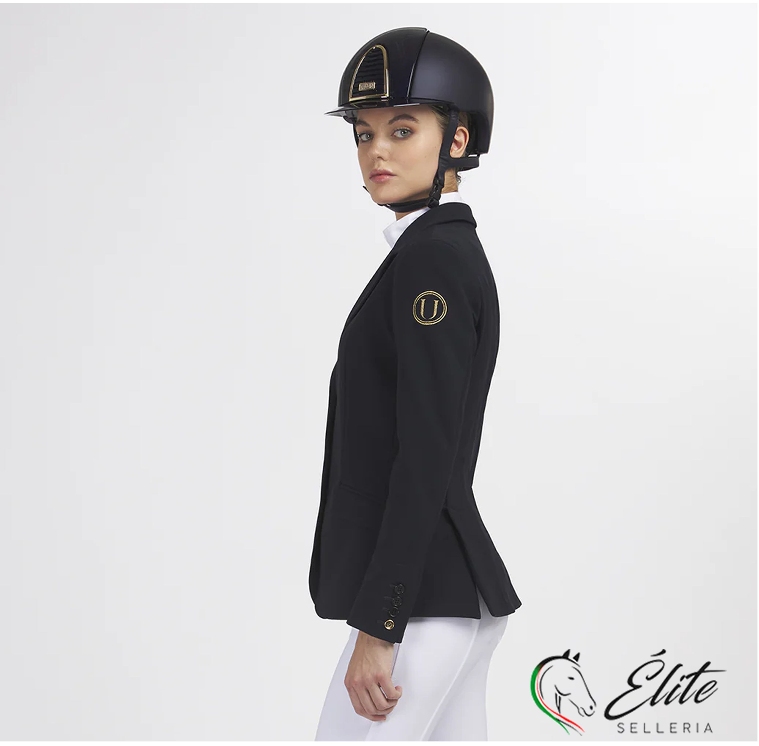 Giacca competizione donna blu, selleria online Élite del cavallo, Palermo
