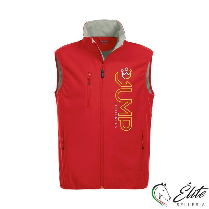 GILET EQUITATUS JUMP UOMO ROSSO