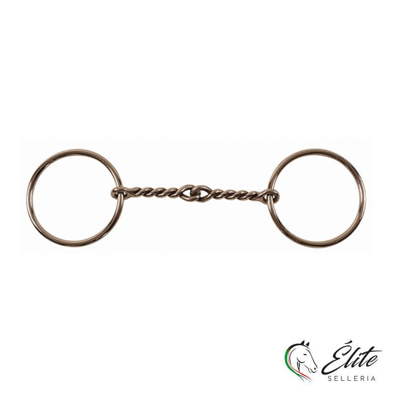 Vendita online FILETTO WESTERN TORCIGLIONE INOX GROSSO - Selleria Élite del cavallo - Palermo - Sicilia- Italia