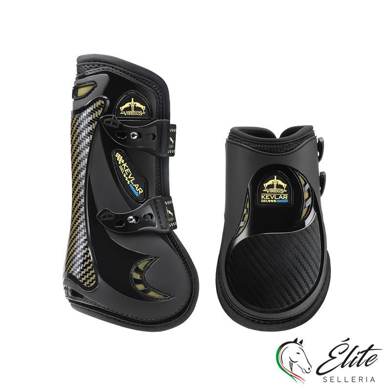 Vendita online KEVLAR® GEL VENTO FRONT-REAR BLACK - Selleria Élite del cavallo - Palermo - Sicilia- Italia