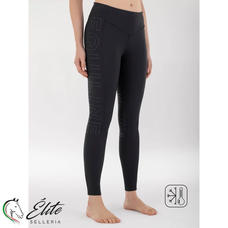 Vendita online LEGGINGS GRIP GINOCCHIO A VITA SUPER ALTA DA DONNA BLACK - Selleria Élite del cavallo - Palermo - Sicilia- Italia