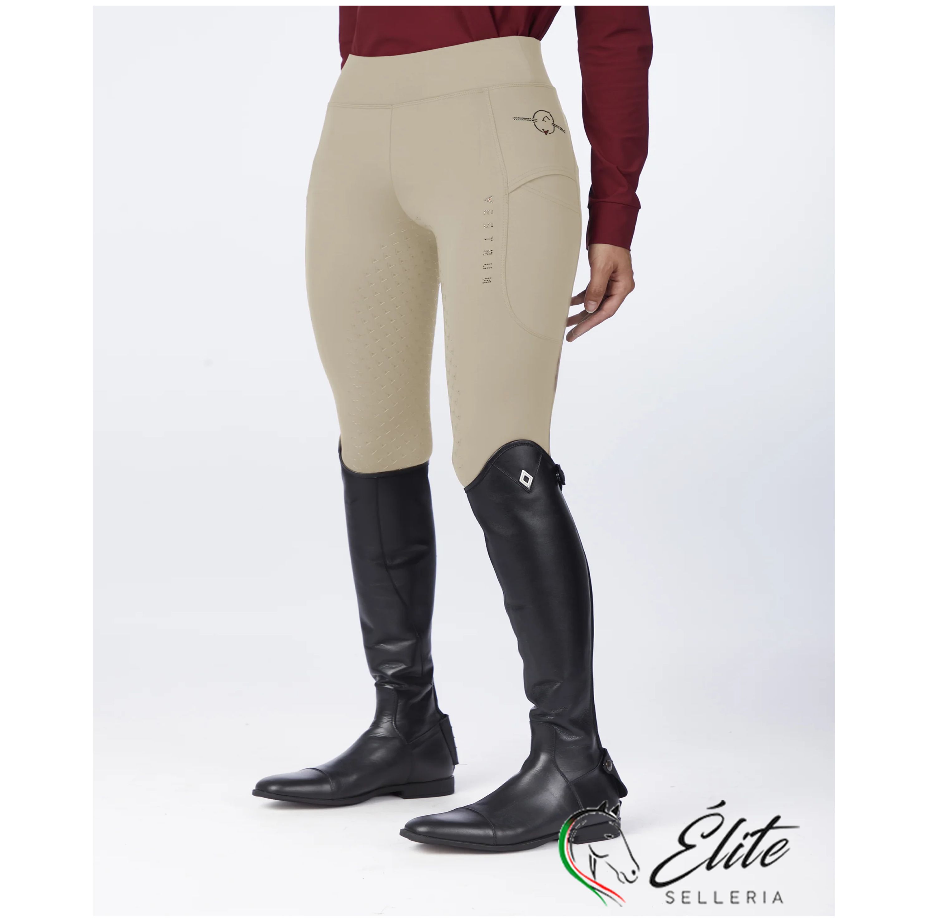 Vendita online LEGGINGS DA EQUITAZIONE DA DONNA CON FULL GRIP BEIJE - Selleria &Eacute;lite del cavallo - Palermo - Sicilia- Italia
