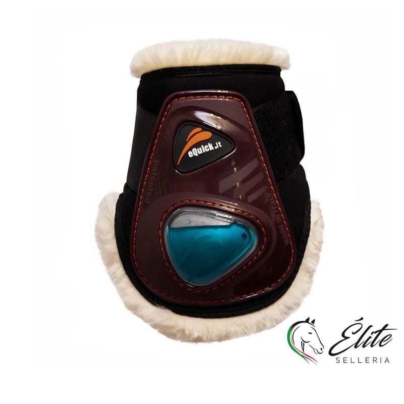 Vendita online Paranocca eQuick eShock FluidGel Fluffy Brown Size : L - Selleria Élite del cavallo - Palermo - Sicilia- Italia