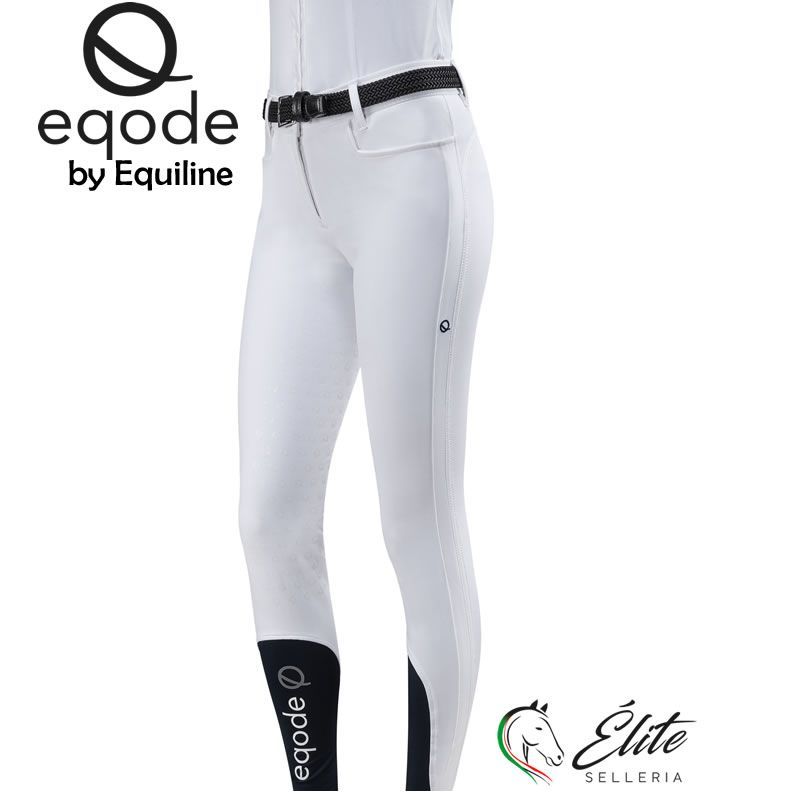 Pantaloni Da Equitazione Equiline Brendak Donna - Ginocchi In Silicone, Taglie 38/40, Prodotto In Italia