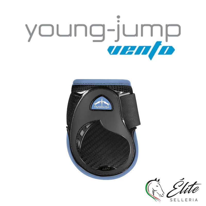 Vendita online YOUNG JUMP VENTO BLACK - BORDO ED ETICHETTA BLUE - Selleria Élite del cavallo - Palermo - Sicilia- Italia