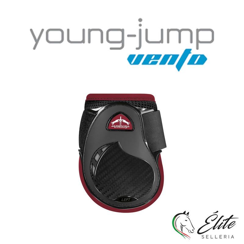 Vendita online YOUNG JUMP VENTO BLACK - BORDO ED ETICHETTA BORDEAUX - Selleria Élite del cavallo - Palermo - Sicilia- Italia