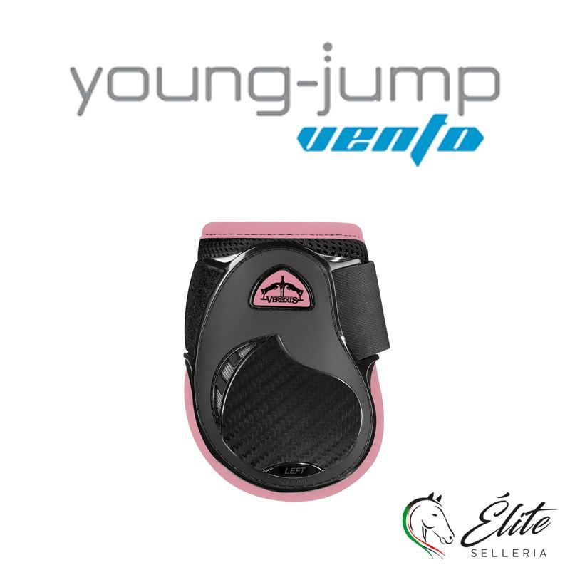 Vendita online YOUNG JUMP VENTO BLACK - BORDO ED ETICHETTA PINK - Selleria Élite del cavallo - Palermo - Sicilia- Italia