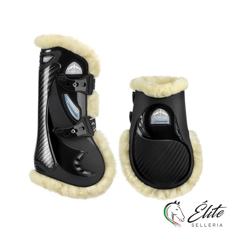 Vendita online CARBON GEL VENTO SAVE THE SHEEP FRONT-REAR BLACK - Selleria Élite del cavallo - Palermo - Sicilia- Italia