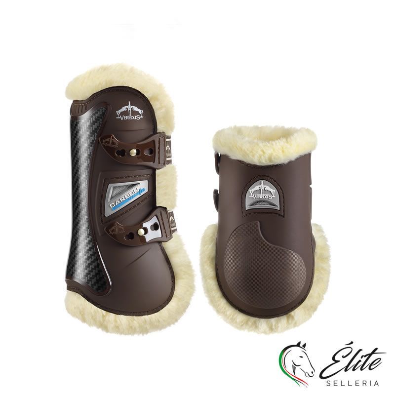 Vendita online CARBON GEL VENTO SAVE THE SHEEP FRONT-REAR BROWN - Selleria Élite del cavallo - Palermo - Sicilia- Italia