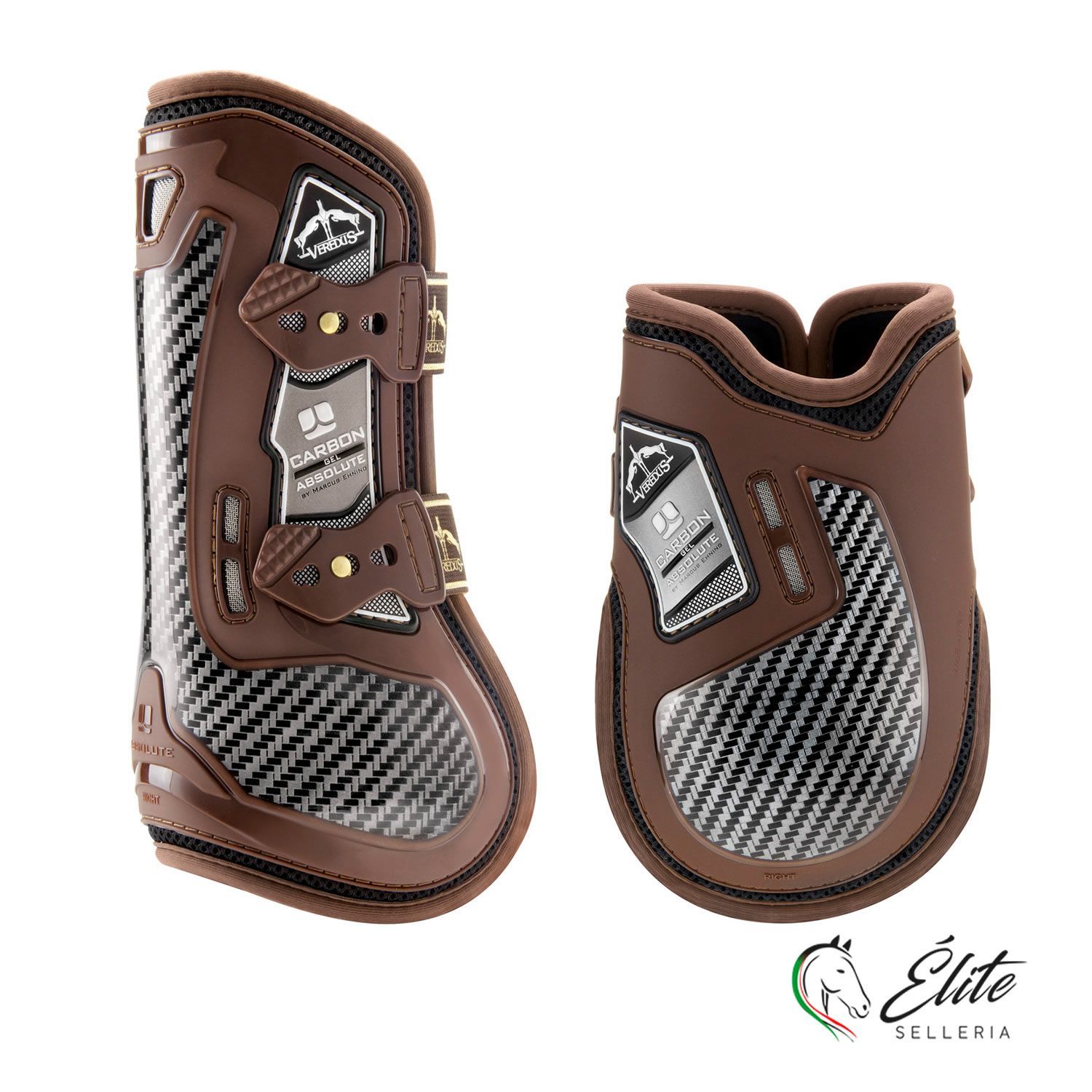 Vendita online Carbon Gel Absolute Front-Rear Brown - Selleria Élite del cavallo - Palermo - Sicilia- Italia