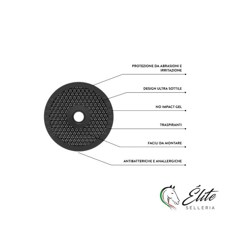 Monta inglese, Morsi e Filetti,  - vendita online Rosette in gel superiore - marca: Selleria Elite del Cavallo - Selleria Élite del cavallo - Palermo - Sicilia- Italia