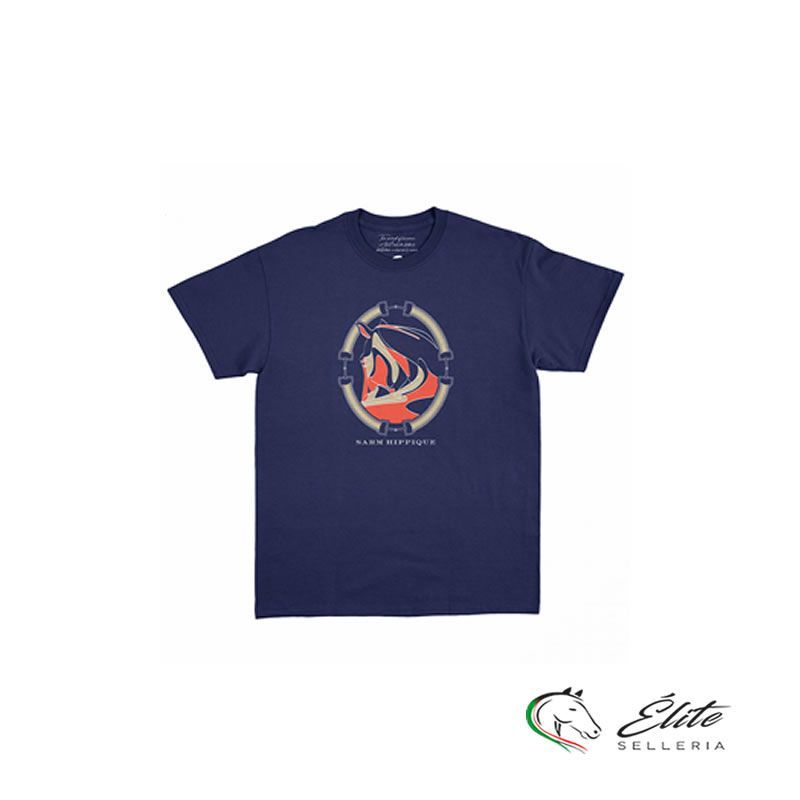 Monta inglese, Abbigliamento, T-shirt - vendita online T-SHIRT UOMO D1 - marca: Sarm Hippique - Selleria Élite del cavallo - Palermo - Sicilia- Italia