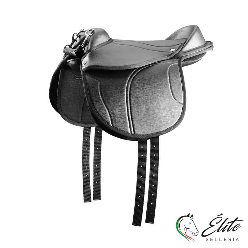 SELLA DASLO PONY CON MANIGLIA NERO