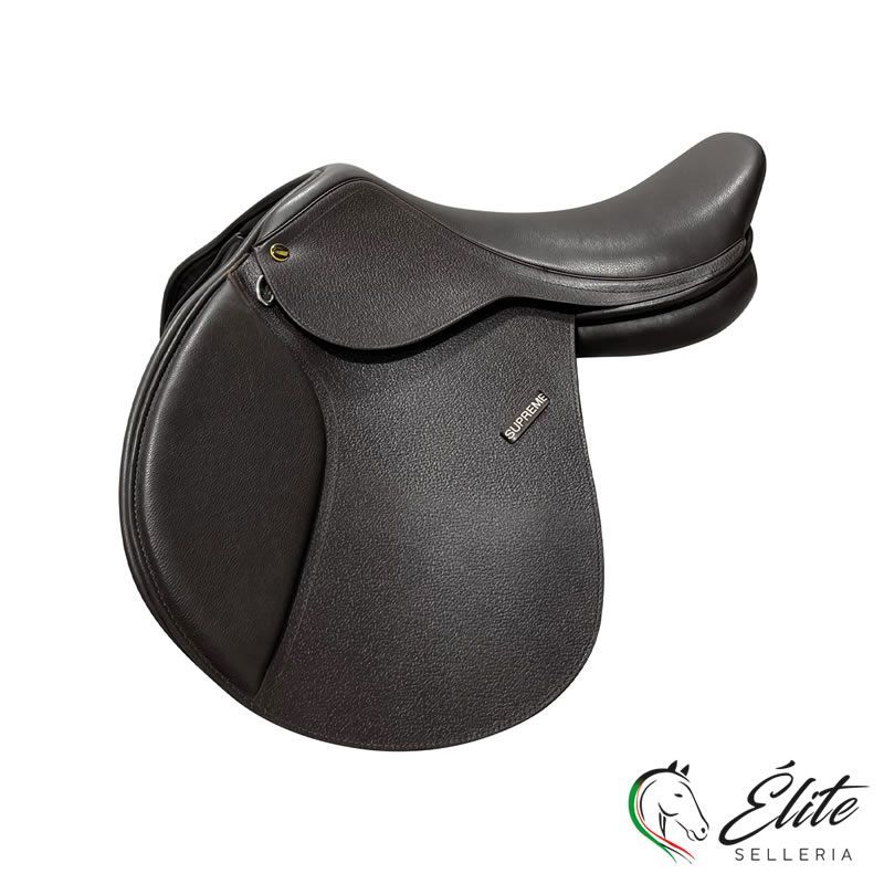 Vendita online SELLA DA SALTO SUPREME CON ARCO INTERCAMBIABILE BROWN - Selleria Élite del cavallo - Palermo - Sicilia- Italia